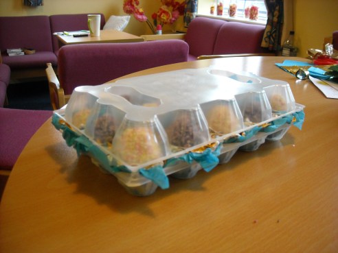 chocolate egg carton