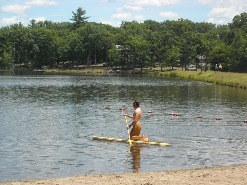Paddle boarding Dingman's Ferry