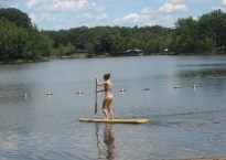 paddle boarding in Poconos