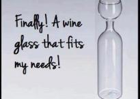 funny wine bottle image