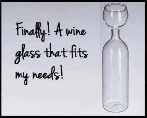 funny wine bottle image