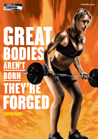 BodyPump Female working out