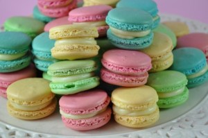 pastel macaroons