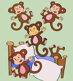 five little monkeys