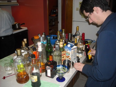 Just a few drinks before dinner...