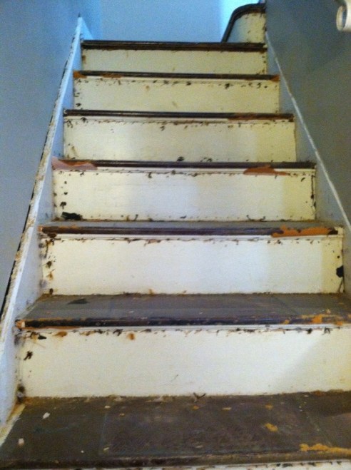 Beneath the carpet? More staples. And beneath THOSE staples? More staples.