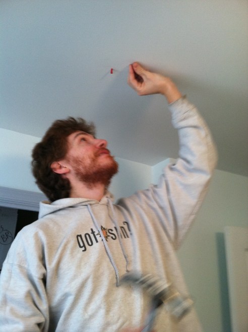 My brother installed the smoke alarm for me.