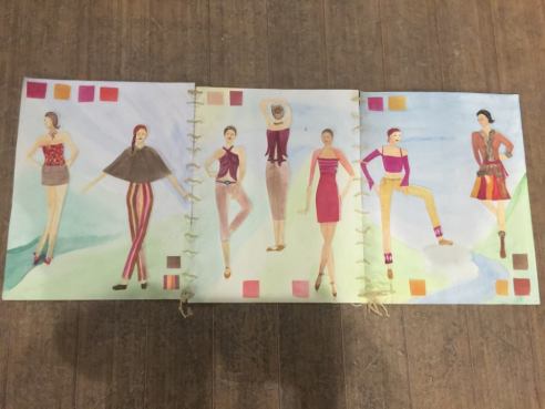 I'm still not sure why my "fashionable hiking wear" line never caught on... How amazing is that poncho???